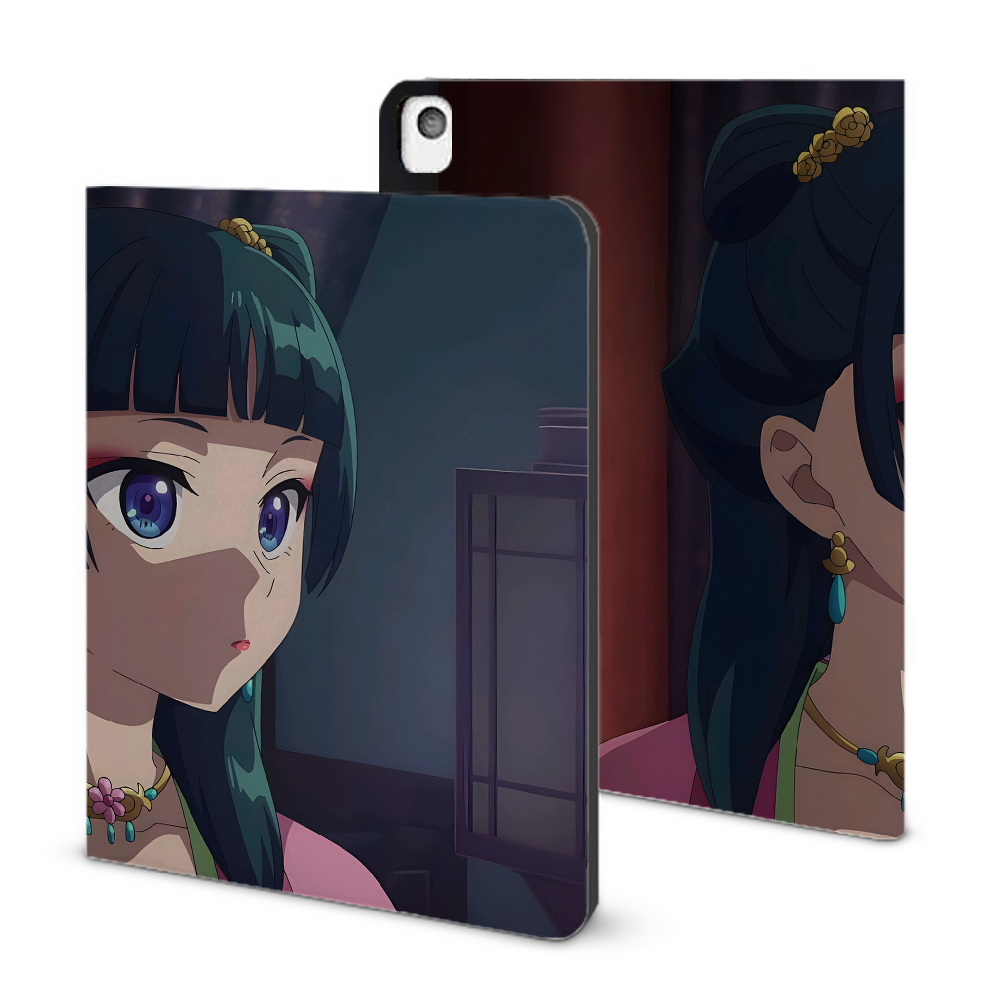 （画像用） 薬屋のひとりごと The Apothecary Diaries IPadケース ペンホルダー付き ブックスタイルデザイン